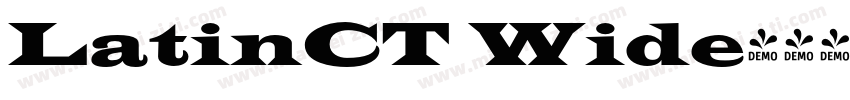 LatinCT Wide字体转换